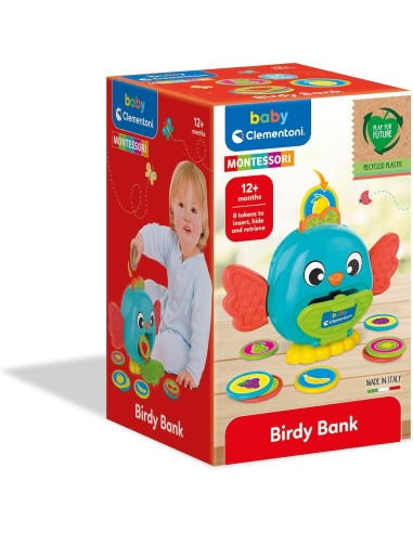 INFANZIA: vendita online CLEMENTONI, BABY UCCELLINO SALVADANAIO, GIOCO PRIMA INFANZIA, SALVADANAIO, 7 GETTONI in offerta