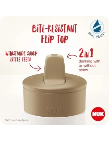 NUK Mini-Me Flip Tazza con Cannuccia 500 ml Lilac Flower – shopincasa.it