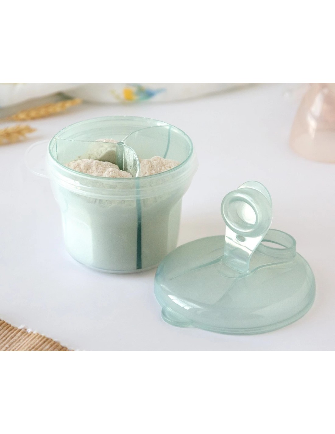 Dispenser di Latte in Polvere a 3 Scomparti Sage – shopincasa.it