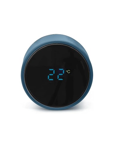 Nuvita Borraccia Termica in Acciaio con Termometro LED Powder Blue – shopincasa.it