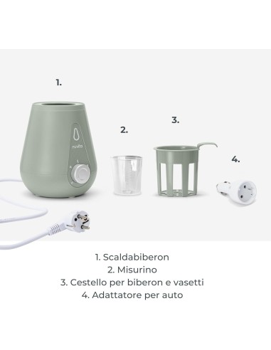 Nuvita 1165 - Scalda Biberon Portatile per Neonati | Scaldabiberon ...