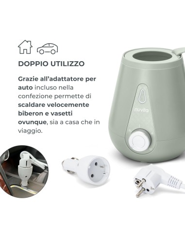 Nuvita 1165 - Scalda Biberon Portatile per Neonati | Scaldabiberon ...