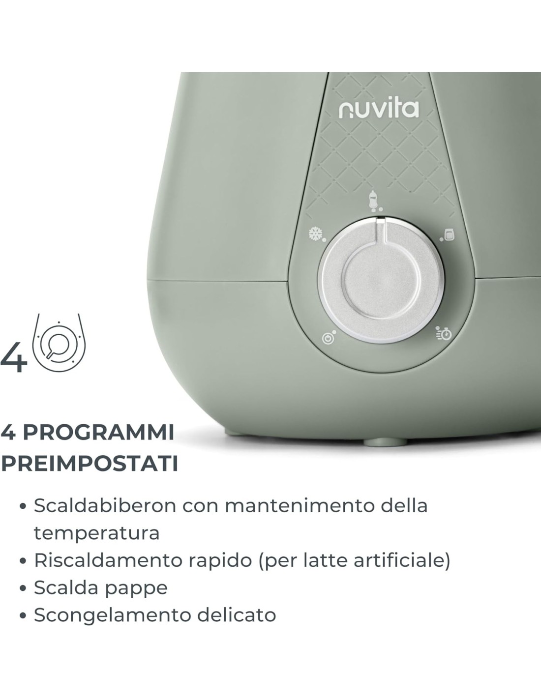 Nuvita 1165 - Scalda Biberon Portatile per Neonati | Scaldabiberon ...
