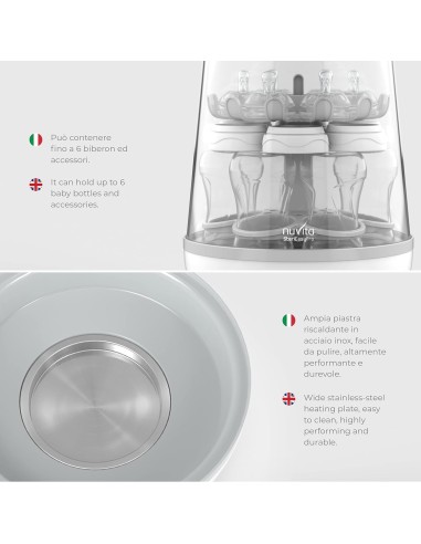 Nuvita STERIEASY 1083 - Sterilizzatore Elettrico a Vapore per Biber...