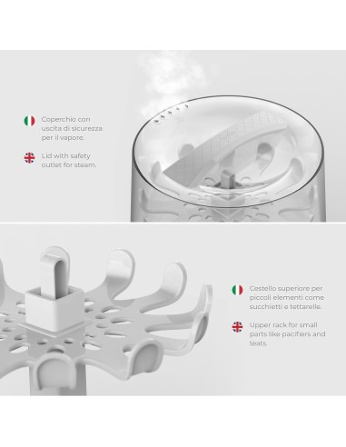 Nuvita STERIEASY 1083 - Sterilizzatore Elettrico a Vapore per Biber...