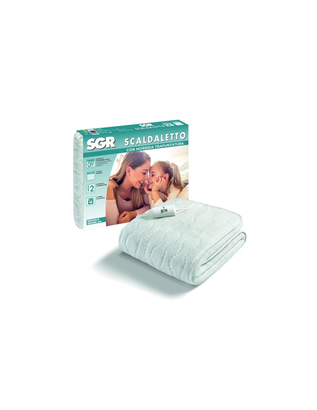 Imetec SGR 16803 Termocoperta Scaldaletto 150x80 cm – shopincasa.it