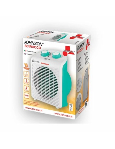 Johnson Scirocco Termoventilatore Portatile 2000 W – shopincasa.it