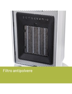 Imetec 4033 Eco Ceramic Stufa Elettrica 2000 W – shopincasa.it
