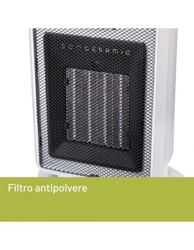 Imetec 4033 Eco Ceramic Stufa Elettrica 2000 W – shopincasa.it