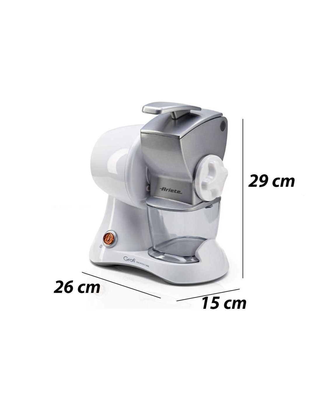 Gratì Professional Ariete - Grattugia Elettrica 120W con Tramoggia ...