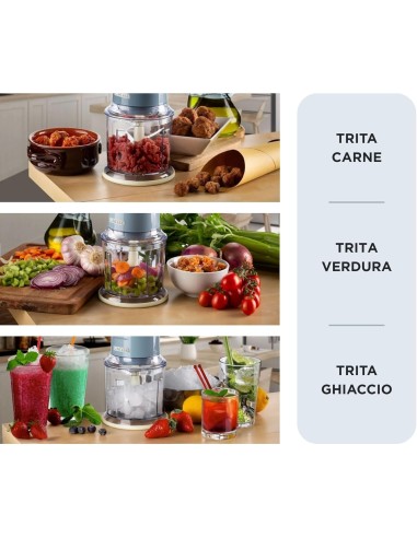 ritatutto Ariete Vintage Celeste – 400W, tazza 600ml, design retrò | Shop in Casa