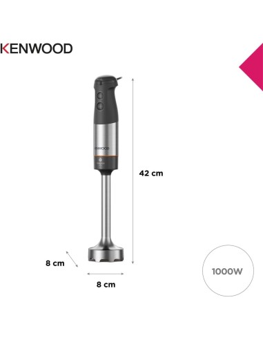 Kenwood HBM60.307GY Frullatore a Immersione 1000W Triblade | shopincasa.it