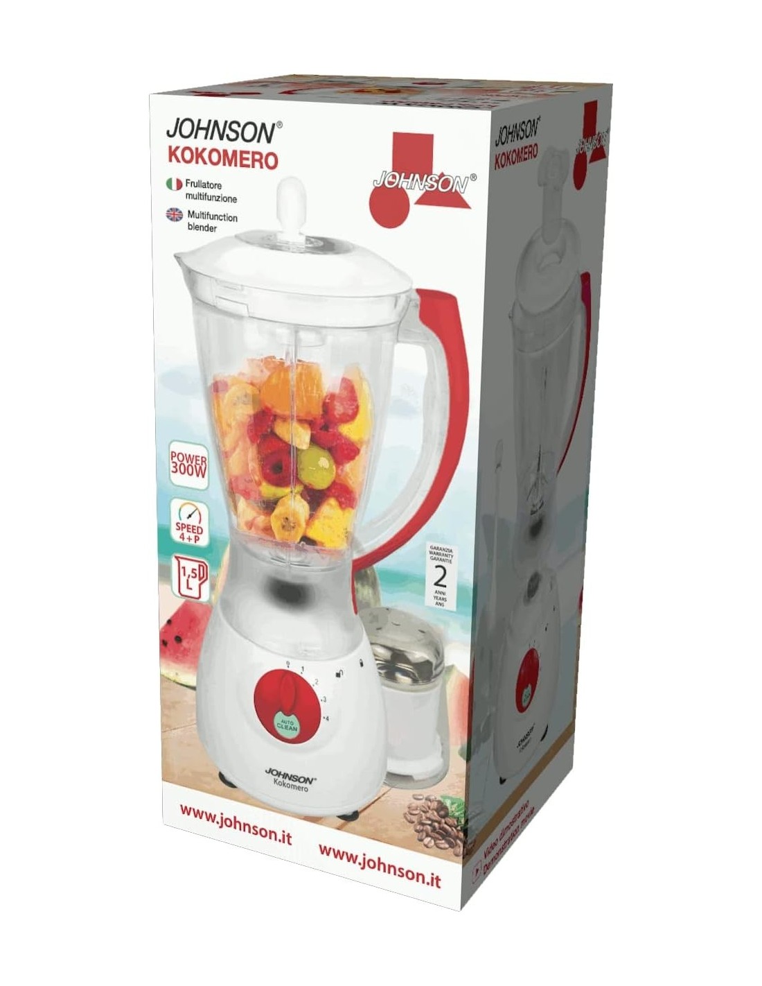FRULLATORE KOKOMERO 300W 1,5LT su Shop in Casa