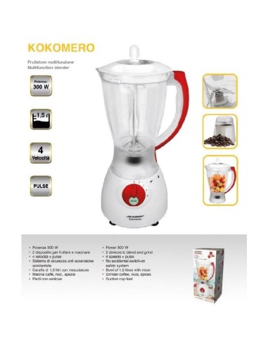 FRULLATORE KOKOMERO 300W 1,5LT su Shop in Casa