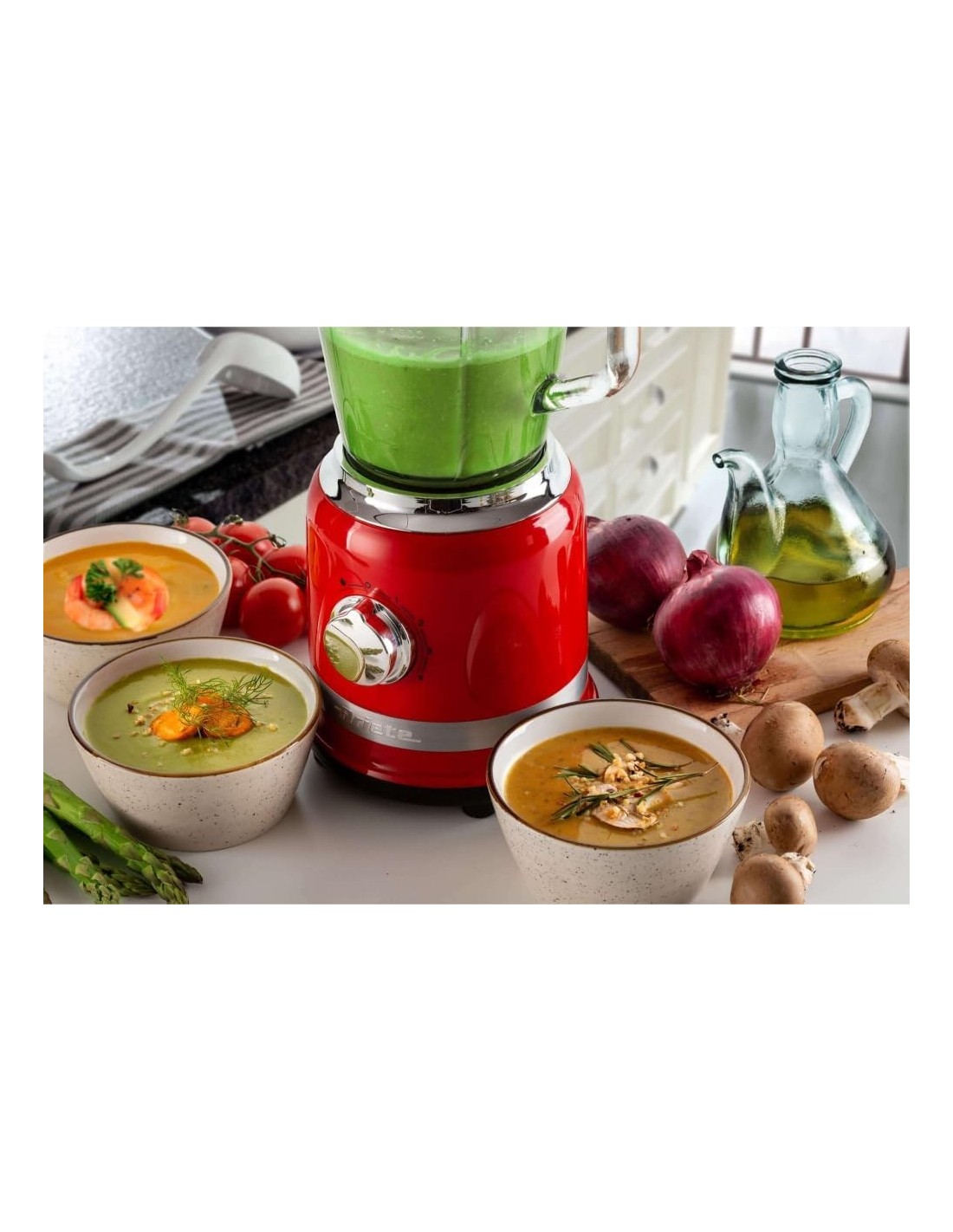 Frullatore Moderna Ariete Rosso tazza vetro 4 velocità | Shop in Casa