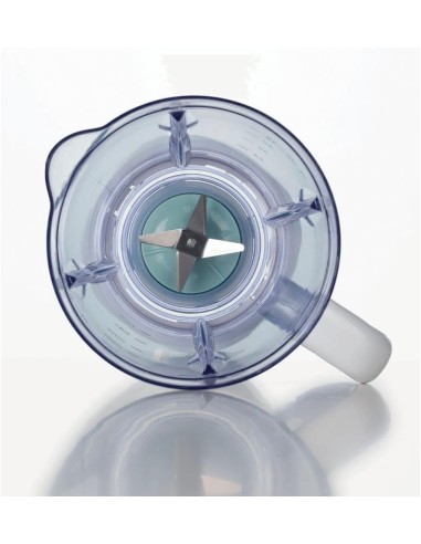Frullatore Breakfast Bianco e Celeste 500W con Lame Inox e Tritaghiaccio | Shop in Casa