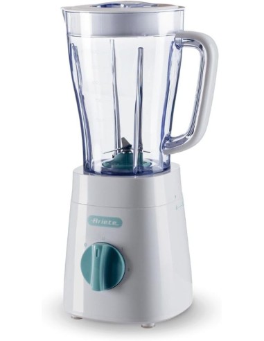 Frullatore Breakfast Bianco e Celeste 500W con Lame Inox e Tritaghiaccio | Shop in Casa