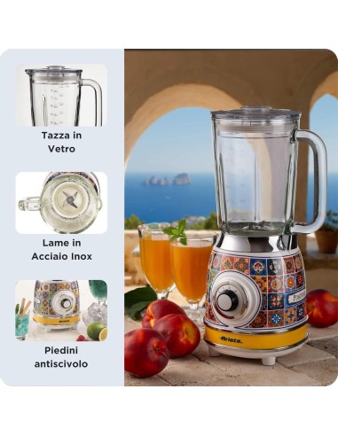Frullatore Positano con Tazza in Vetro 1,5L e Lame Inox | Shop in Casa