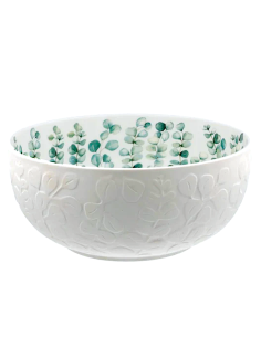 Sempreverde Insalatiera Rilievo Ø23 cm – Porcellana Satinata | shopincasa.it