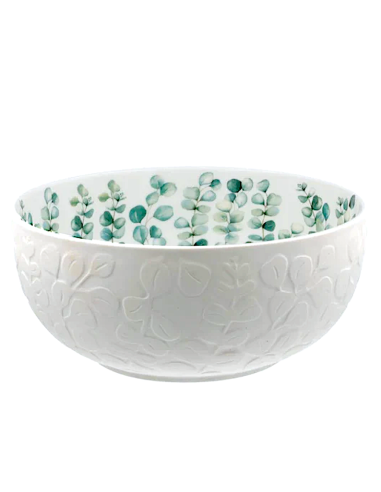 Sempreverde Insalatiera Rilievo Ø23 cm – Porcellana Satinata | shopincasa.it