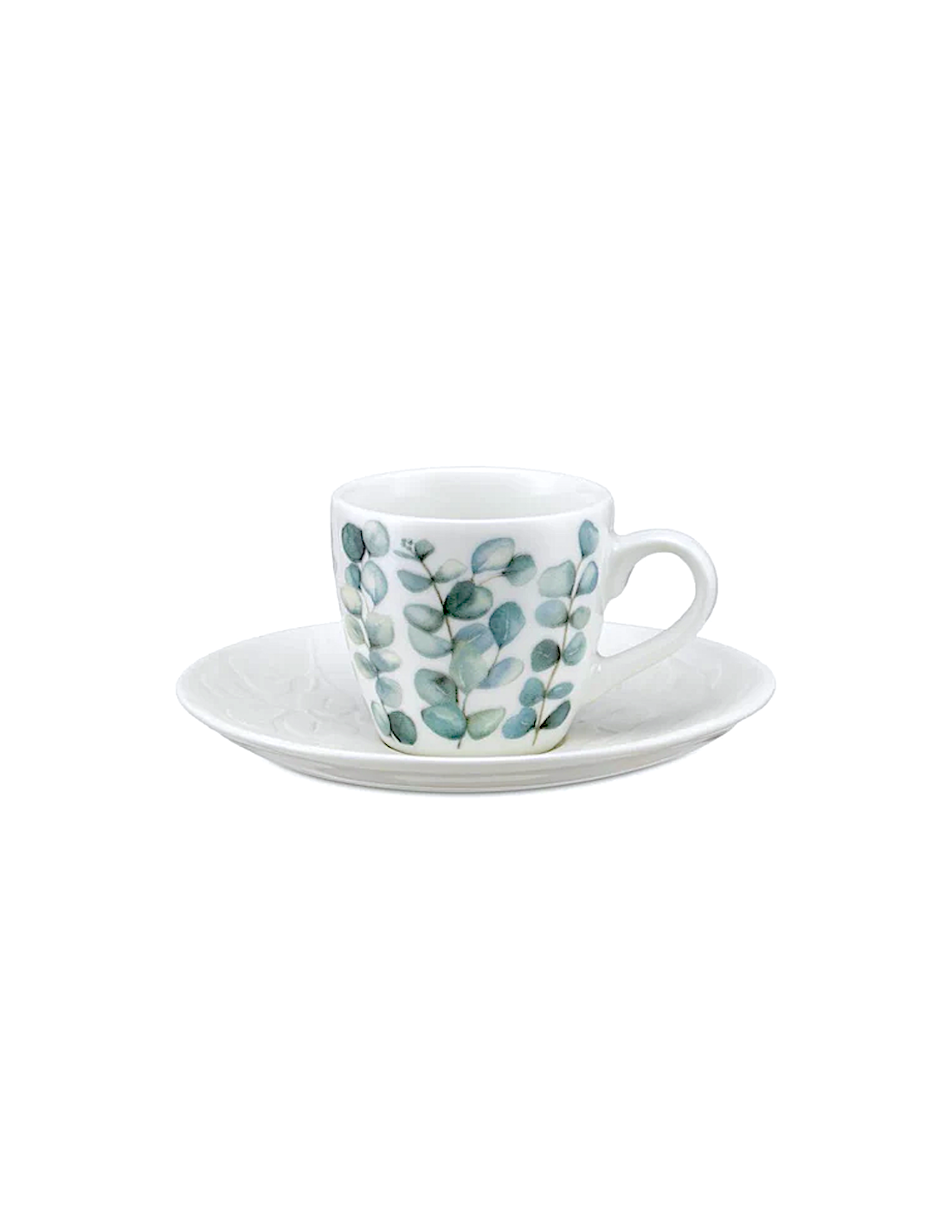 Sempreverde Tazzina Caffè con Piattino 90 ml – Porcellana Satinata | shopincasa.it