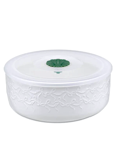 Intavola Ciotola Porcellana con Tappo Silicone Fiocco Ø15 cm | shopincasa.it