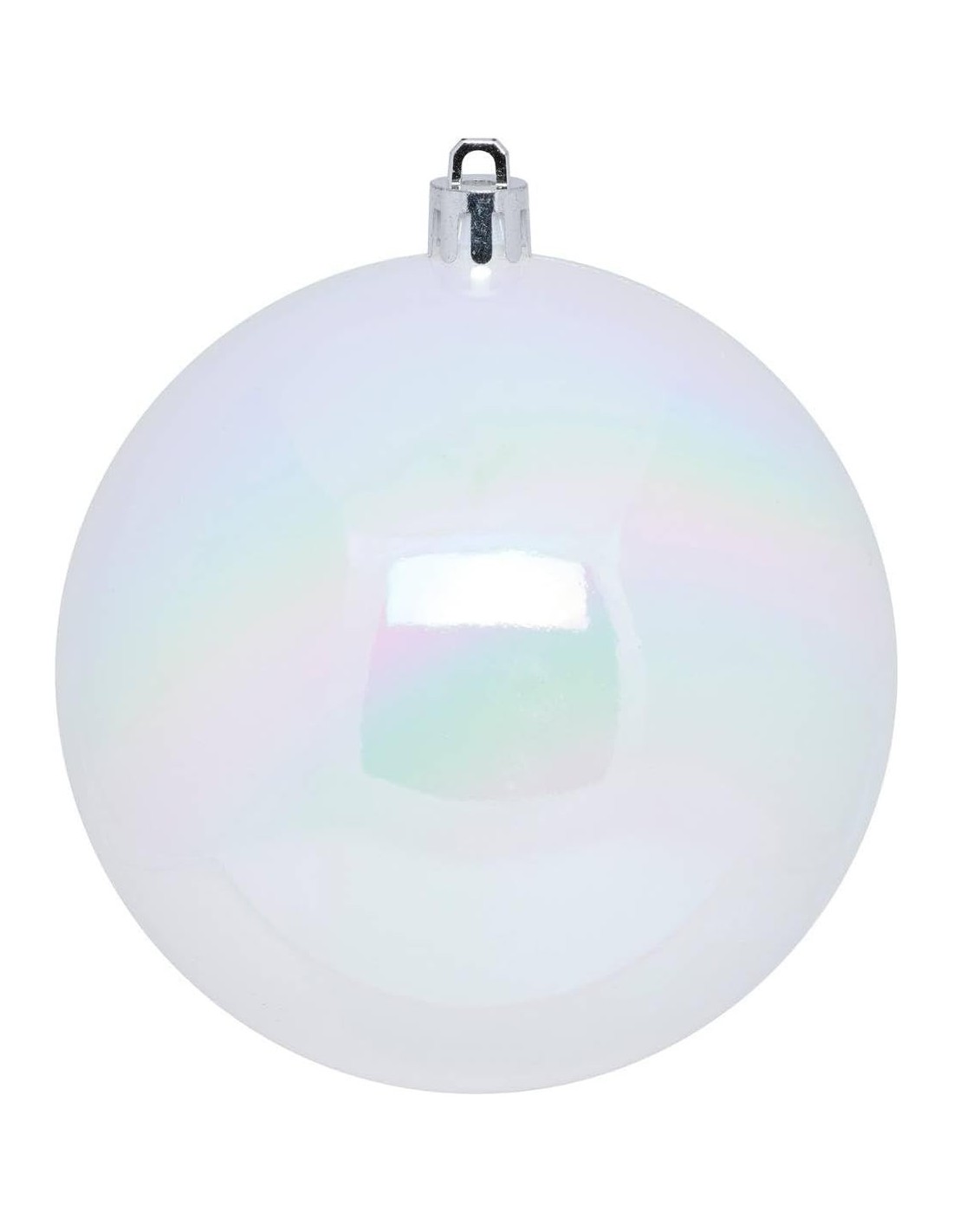 SFERE E PENDAGLI: vendita online Decorazione set 4 palline di Natale bianche Ø10cm in plastica Svea - La magia di Natale a ca...
