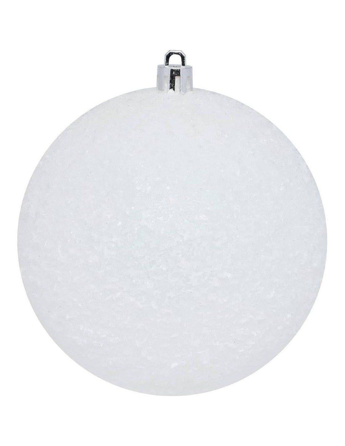 SFERE E PENDAGLI: vendita online Decorazione set 4 palline di Natale bianche Ø10cm in plastica Svea - La magia di Natale a ca...