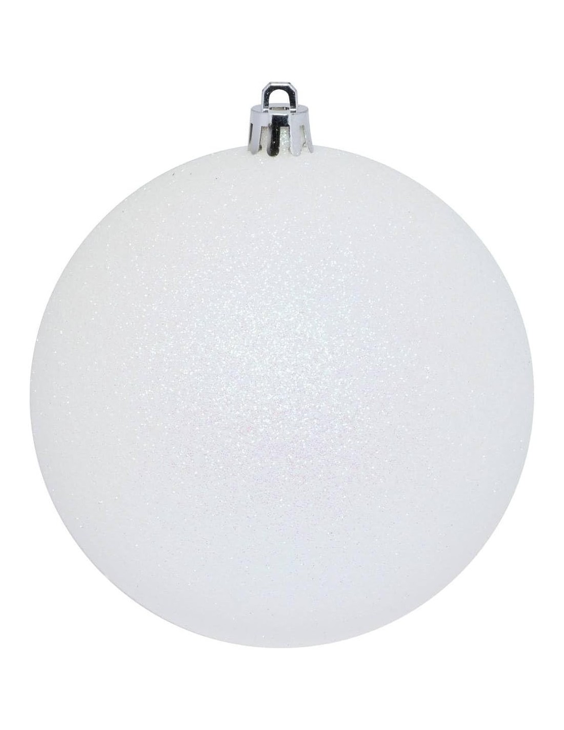 SFERE E PENDAGLI: vendita online Decorazione set 4 palline di Natale bianche Ø10cm in plastica Svea - La magia di Natale a ca...