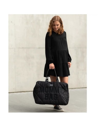 Childhome Mommy Bag Nera Trapuntata – Borsa Fasciatoio con Materassino | shopincasa.it