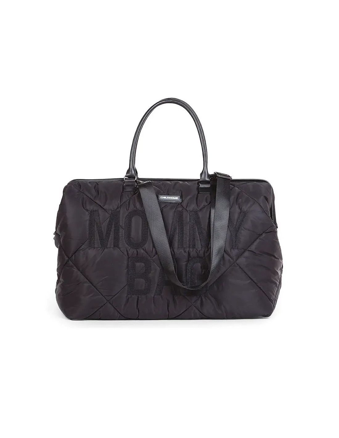 Childhome Mommy Bag Nera Trapuntata – Borsa Fasciatoio con Materassino | shopincasa.it