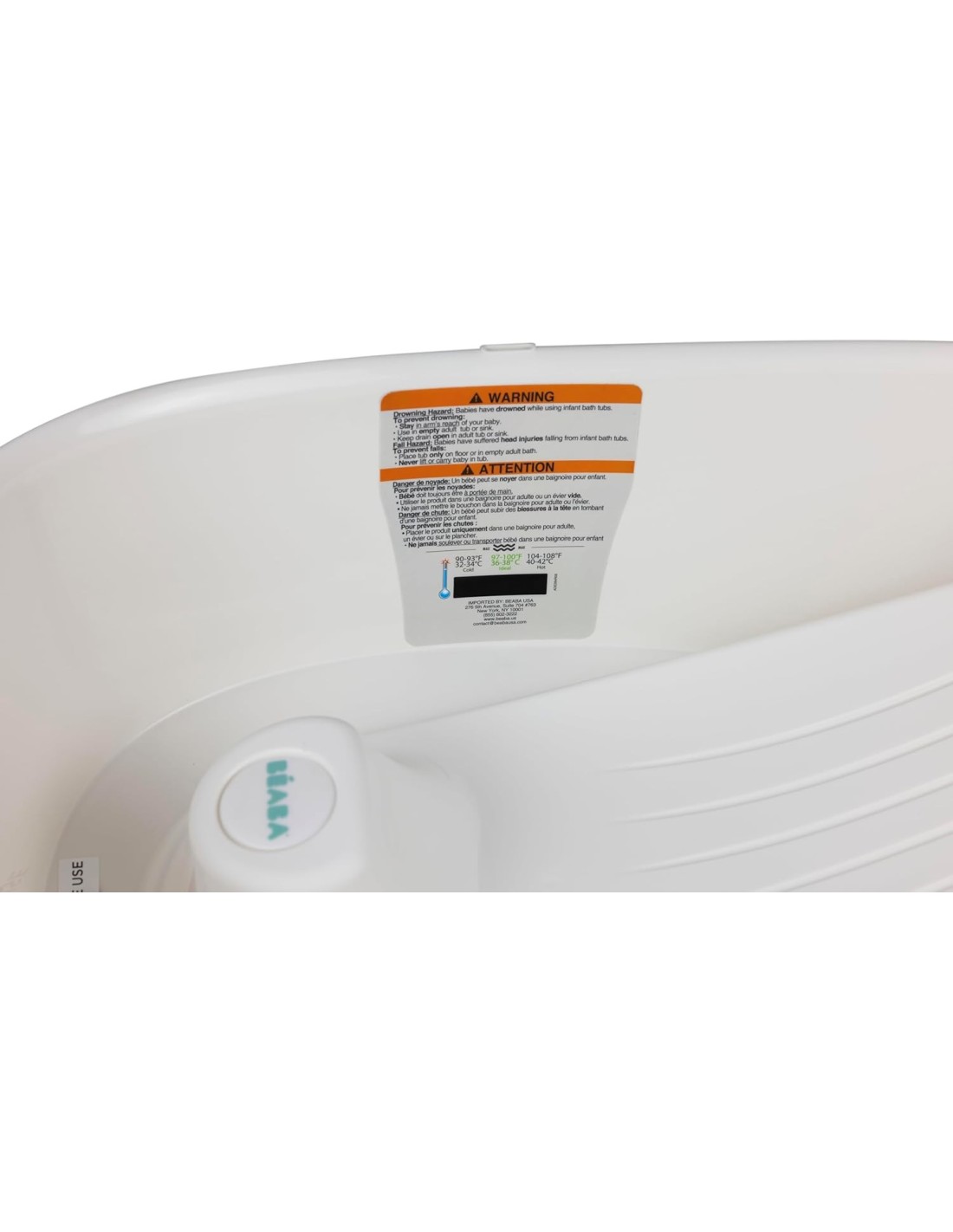 OKBABY Onda Baby Vaschetta Bagnetto Neonato Bianca | shopincasa.it