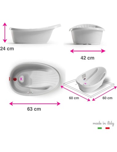 OKBABY Onda Baby Vaschetta Bagnetto Neonato Bianca | shopincasa.it