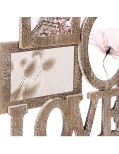 Portafoto Atmosphera Charme in Legno Naturale 6 Foto | Stile Vintage-shopincas.it