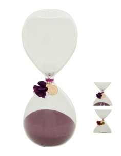 Clessidra in Vetro 20 cm – Decorazione Casa Assortita | Eleganza e Design-shopincasa.it