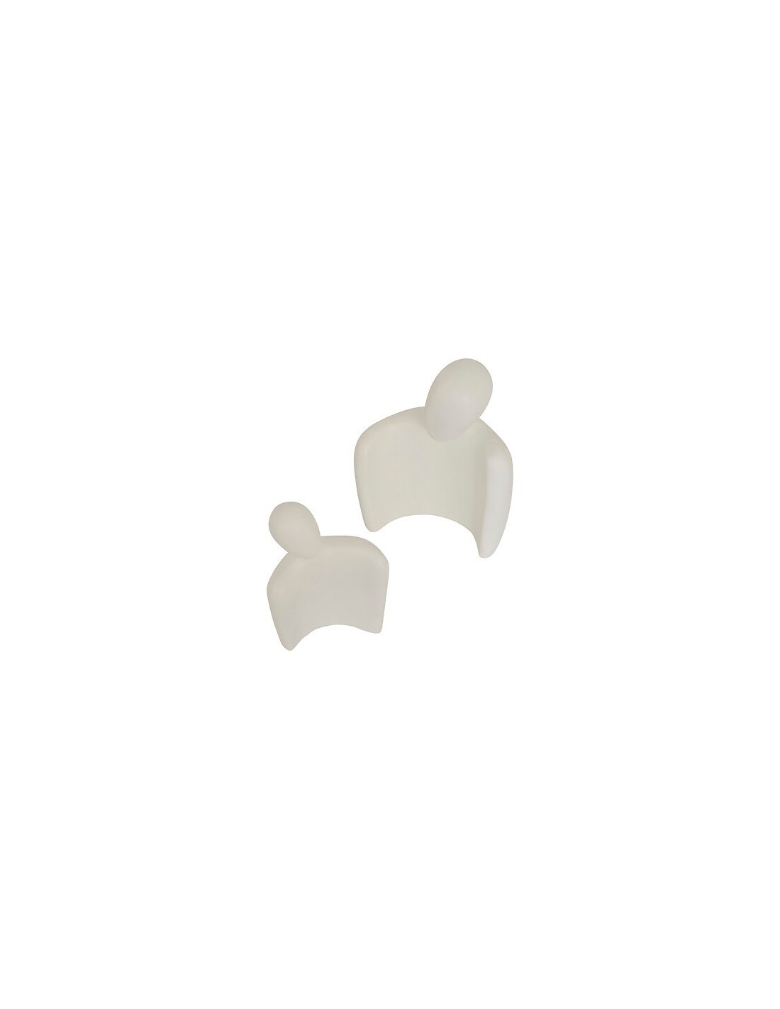 Statua Coppia in Resina Rima 22,5 cm Bianca | Shopincasa.it