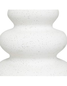 Vaso Olme Design Ceramica Sabbiata Bianco 20 cm | Shopincasa.it