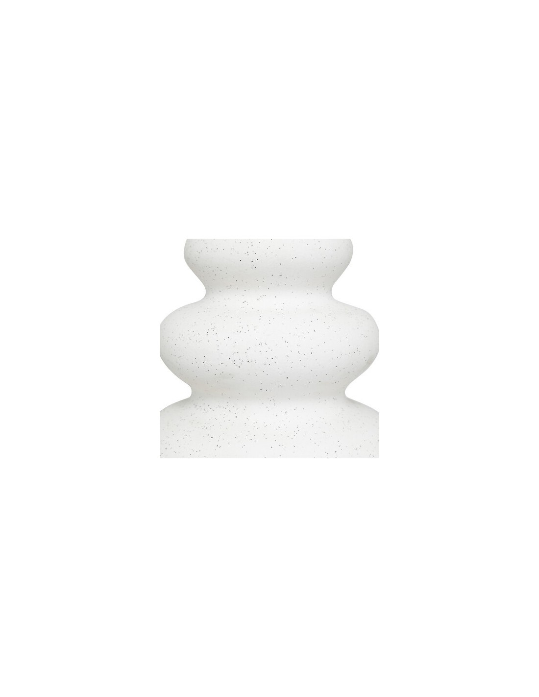 Vaso Olme Design Ceramica Sabbiata Bianco 20 cm | Shopincasa.it