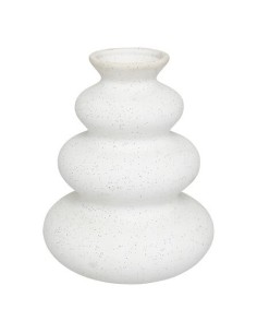 Vaso Olme Design Ceramica Sabbiata Bianco 20 cm | Shopincasa.it