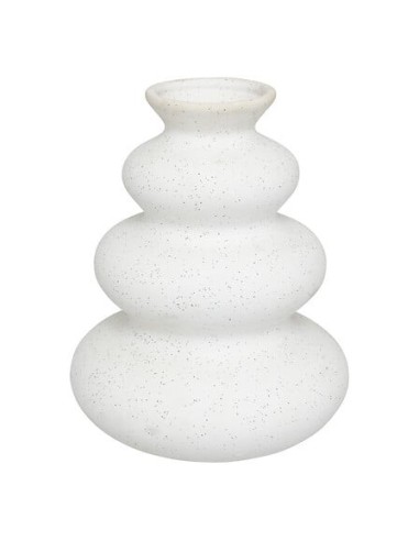 Vaso Olme Design Ceramica Sabbiata Bianco 20 cm | Shopincasa.it