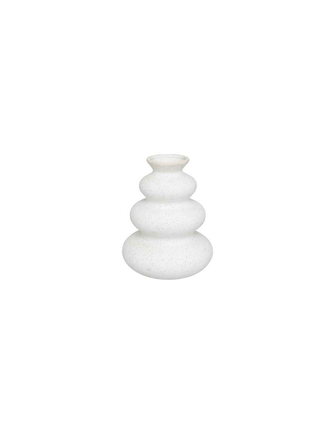 Vaso Olme Design Ceramica Sabbiata Bianco 20 cm | Shopincasa.it