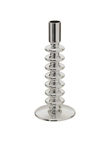 Portacandela Sky in Vetro Argento 21,5 cm | Shopincasa.it
