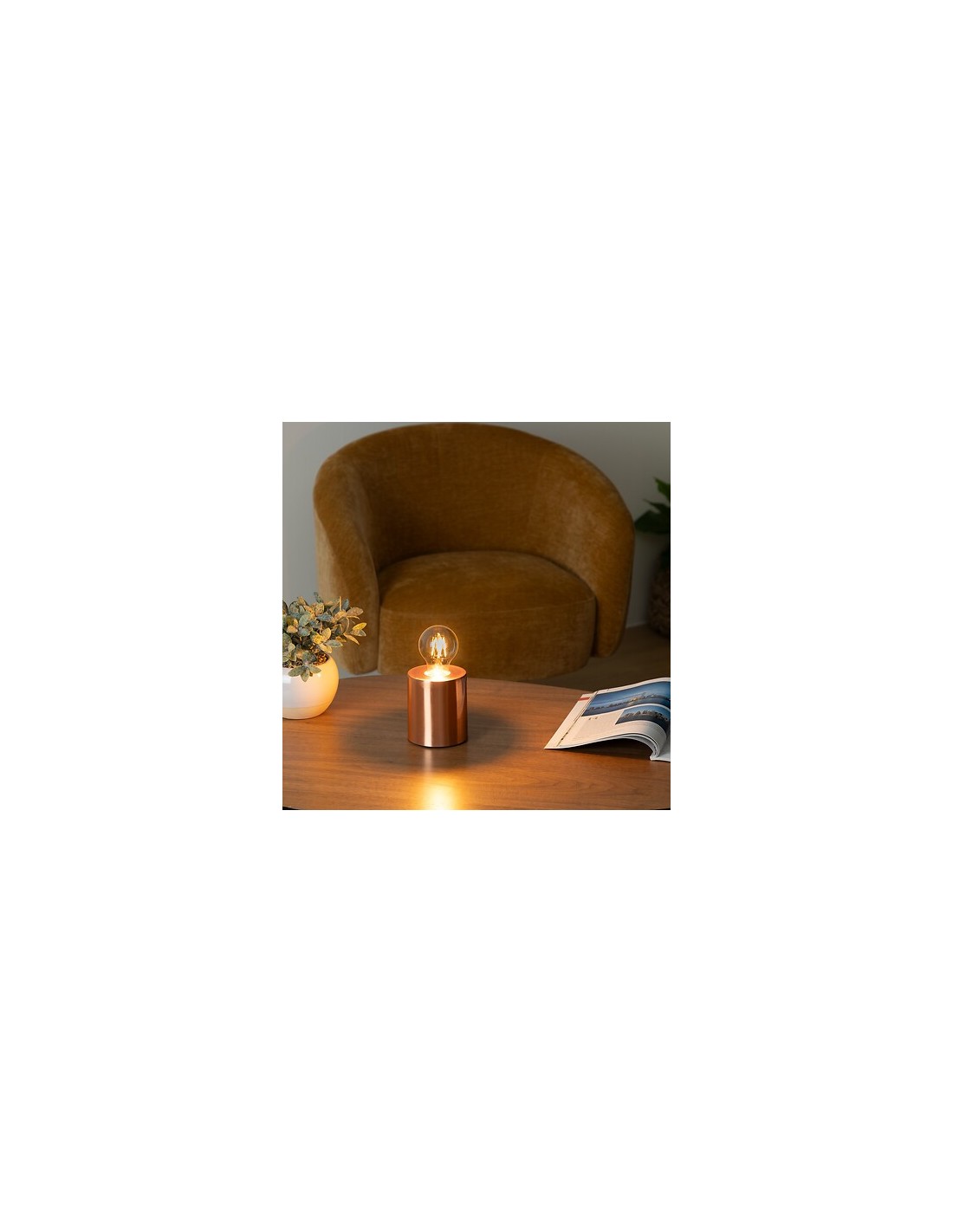 Lampada Saba con Base Rame 10,5 cm | Shopincasa.it