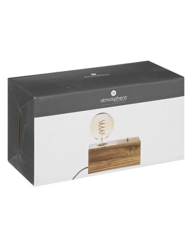 Lampada Tibu con Base in Legno Naturale 8,8 cm | Shopincasa.it