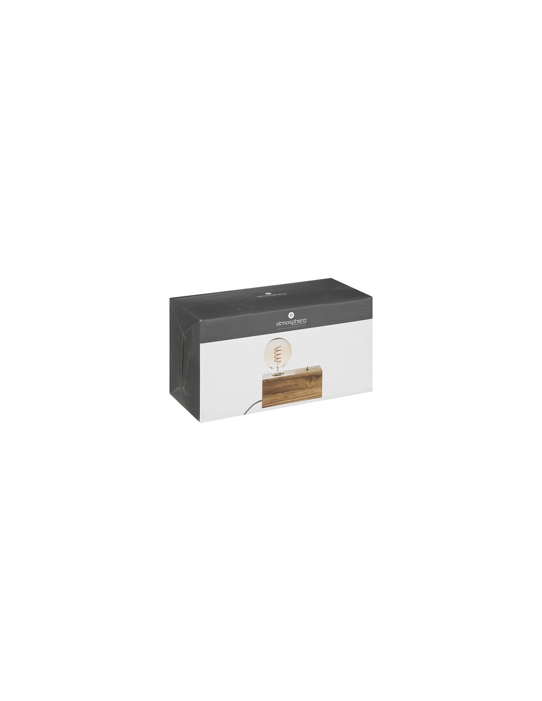 Lampada Tibu con Base in Legno Naturale 8,8 cm | Shopincasa.it