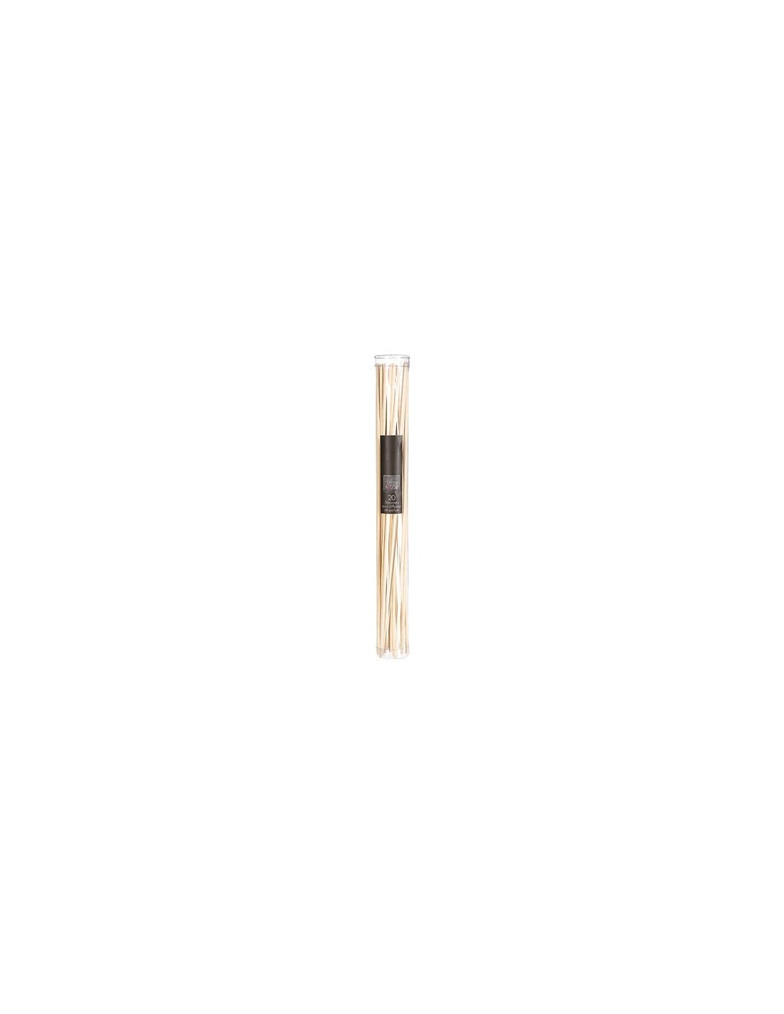 set 20 diffusori a bastoncino 25 cm rattan naturale | shopincasa.it
