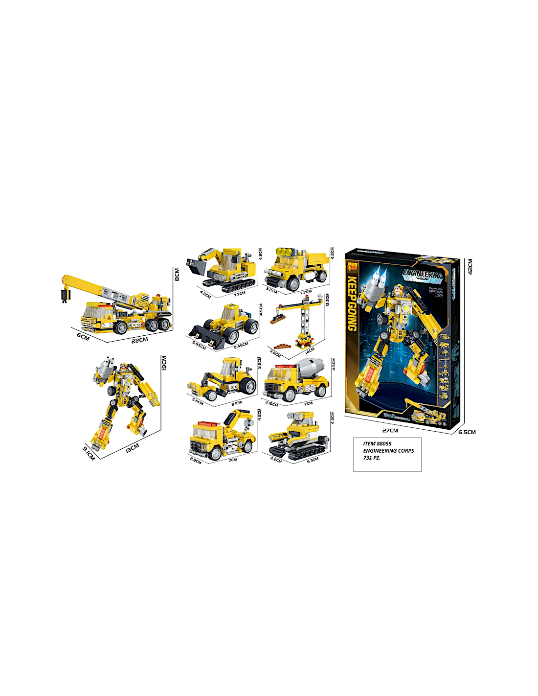 GIOCHI BOY: vendita online ROBOT 88055 ENGINEERING CORPS TRASFORMABILE, GIOCO EDUCATIVO in offerta