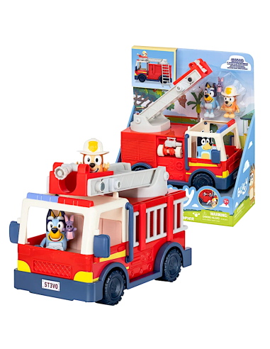 GIOCATTOLO PUBBLICIZZATO: vendita online BLUEY CAMION DEI POMPIERI, GIOCO PER BAMBINI CON ACCESSORI E FIGURE in offerta