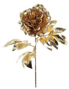 FIORE 8000-42 PEONIA ORO FOGLIE ORO