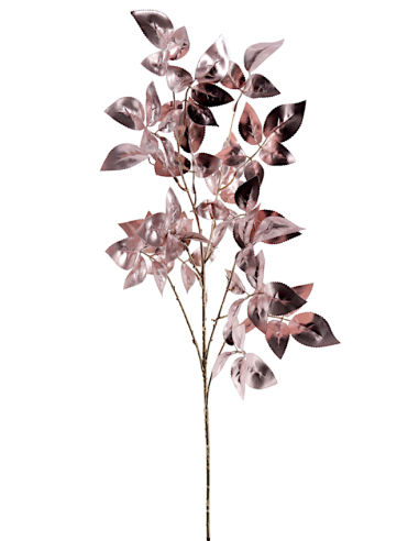 RAMO 8004-76 FOGLIE DI ROSA ORO ROSA